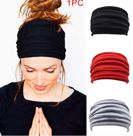 Headband for Women Men Elastic Sport Hairbands Head Band Yoga Headbands Headwear Headwrap Girls Hair Accessories